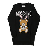 Vintage black Moschino Sweatshirt Dress - womens medium
