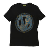 Vintage black Versace Jeans Couture T-Shirt - mens medium