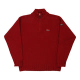 Vintage red Napapijri 1/4 Zip - mens large
