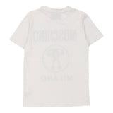 Vintage white Moschino T-Shirt - mens small