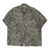 Campia Floral Hawaiian Shirt - XL Green Viscose