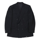 Vintage black Burberry Blazer - mens large