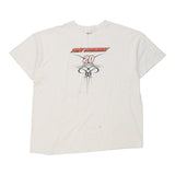 Vintage white Tony Stewart Chase Authentics T-Shirt - mens xx-large