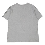 Levis Spellout T-Shirt - Large Grey Cotton