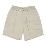 Vintage Unbranded Shorts - 32W 8L Beige Cotton