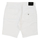 Vintage Guess Denim Shorts - 37W 11L White Cotton