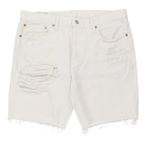 Vintage white Levis Shorts - mens 36" waist
