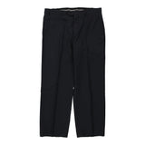 Armani Trousers - 34W 28L Black Wool