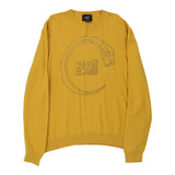 Vintage yellow Cavalli Class Jumper - mens x-large