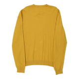Cavalli Class Spellout Jumper - XL Yellow Virgin Wool