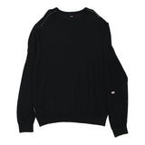 Vintage black Napapijri Jumper - mens x-large