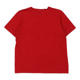 Age 13-14 Adidas Spellout T-Shirt - XL Red Cotton