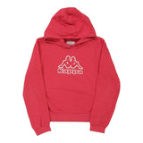 Age 14 Kappa Spellout Hoodie - XL Pink Cotton