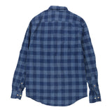Tommy Hilfiger Checked Shirt - Small Blue Cotton