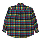 Ginger Checked Flannel Shirt - XL Multicoloured Cotton