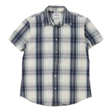 Levis Checked Short Sleeve Shirt - Medium Block Colour Cotton