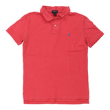 Age 12-13 Ralph Lauren Polo Shirt - Large Red Cotton