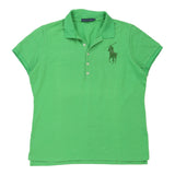 Ralph Lauren Embroidered Polo Shirt - XL Green Cotton