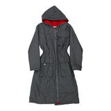 Vintage Tracks Coat - Medium Grey Polyester Blend