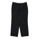 Vintage navy Yves Saint Laurent Trousers - mens 36" waist
