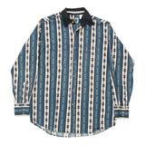 Vintage blue Tall Cumberland Outfitters Patterned Shirt - mens large