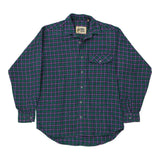 Vintage green Sirio Flannel Shirt - mens small