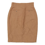 Vintage brown Elisa Landri Mini Skirt - womens 27" waist
