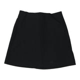 Vintage Pimkie Mini Skirt - 24W UK 4 Black Cotton Blend