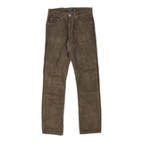 Vintage Mastino Cord Trousers - 31W 34L Brown Cotton