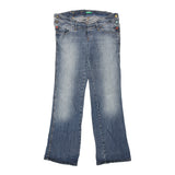 Vintage Benetton Jeans - 38W UK 14 Blue Cotton