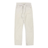 Vintage 501 Levis Jeans - 28W 31L Cream Cotton