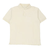 Fila Polo Shirt - Medium Yellow Cotton