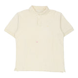 Fila Polo Shirt - Medium Yellow Cotton