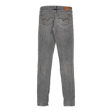 711 Levis Skinny Jeans - 28W UK 6 Grey Cotton Blend