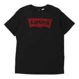 Levis Spellout T-Shirt - Small Black Cotton