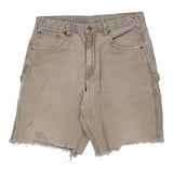 Vintage Carhartt Carpenter Shorts - 35W 11L Grey Cotton