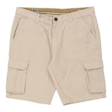 Vintage Richfield Cargo Shorts - 40W 12L Beige Cotton