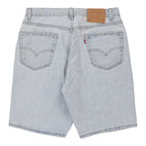 Vintage 505 Levis Denim Shorts - 36W 10L Light Wash Cotton