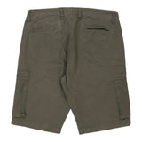 Vintage Marina Militare Aviazione Navale Cargo Shorts - 38W 14L Khaki Cotton
