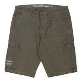 Vintage Marina Militare Aviazione Navale Cargo Shorts - 38W 14L Khaki Cotton