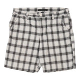 Vintage Calvin Klein Jeans Checked Shorts - 36W 10L Black & White Cotton