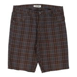 Vintage Lanzans Checked Shorts - 40W 14L Multicoloured Cotton