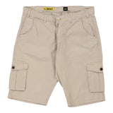 Vintage Lawley Cargo Shorts - 34W 13L Beige Cotton