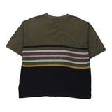 I Leopardi Striped T-Shirt - XL Khaki Cotton