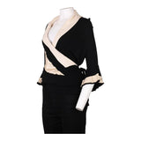 Balenciaga Blouse - Medium Black & White Viscose