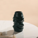 ANYDECO Flower Vase Green Medium Melting Style Nordic Pot Home Decor