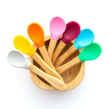 Best Bamboo and Silicone Spoon Set