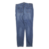 CALVIN KLEIN JEANS Womens Slim Blue Denim Jeans W34 L32 Stylish Casual Zip