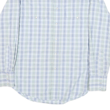 WRANGLER Mens Blue & Green Check Shirt S Casual Cotton Blend Western