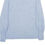 BLEND Womens Blue Jumper V-Neck Basic Knit L Comfortable Stylish Soft